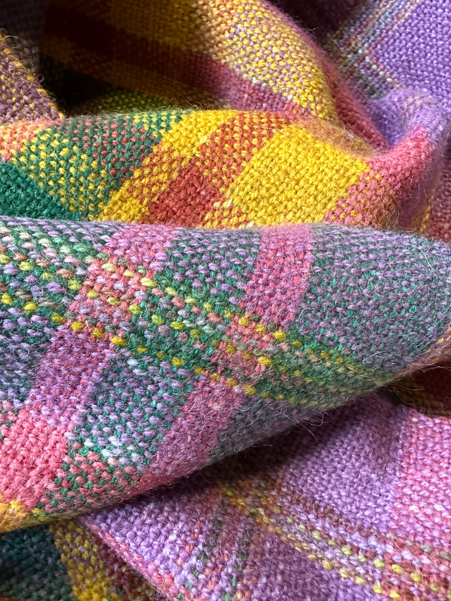 Made to Order - ‘Autumn at Cotehele’ Plaid British Wool Scarf