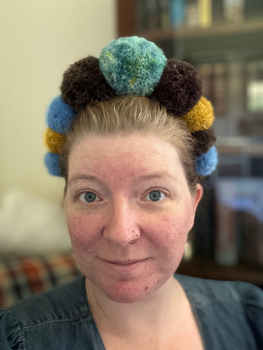 Spring on the Avenue Pom-Pom Headband