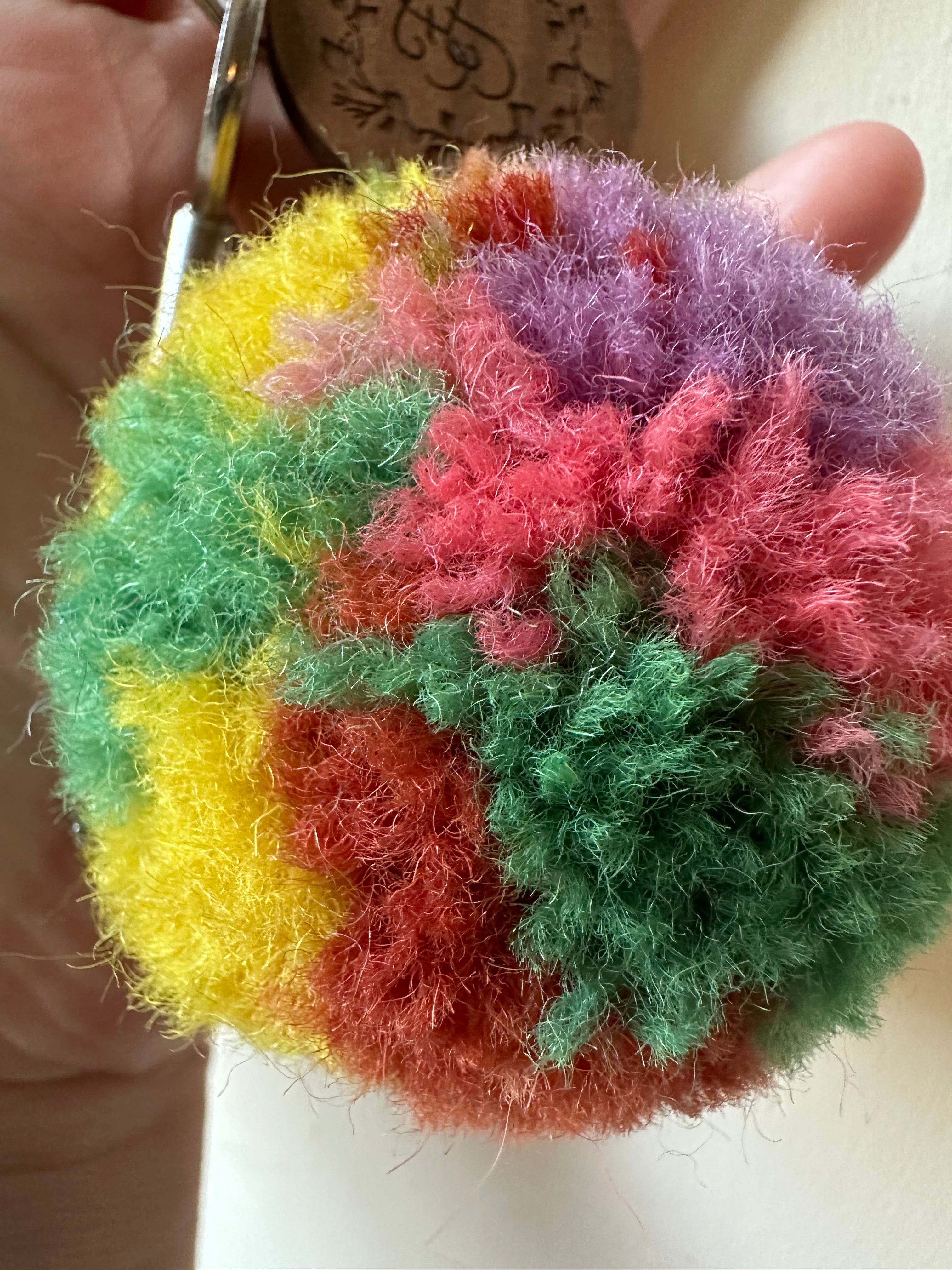 ‘Autumn at Cotehele’ Pom-Pom Keyring