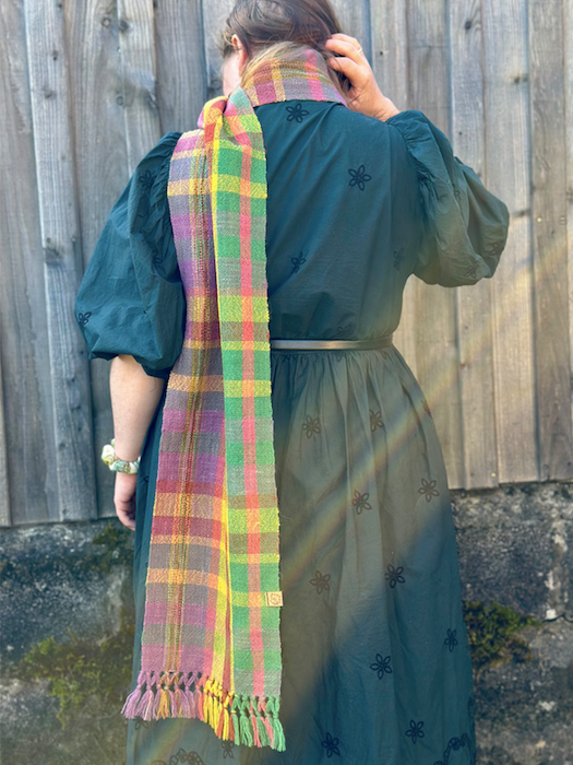 Autumn at Cotehele Plaid British Wool Scarf