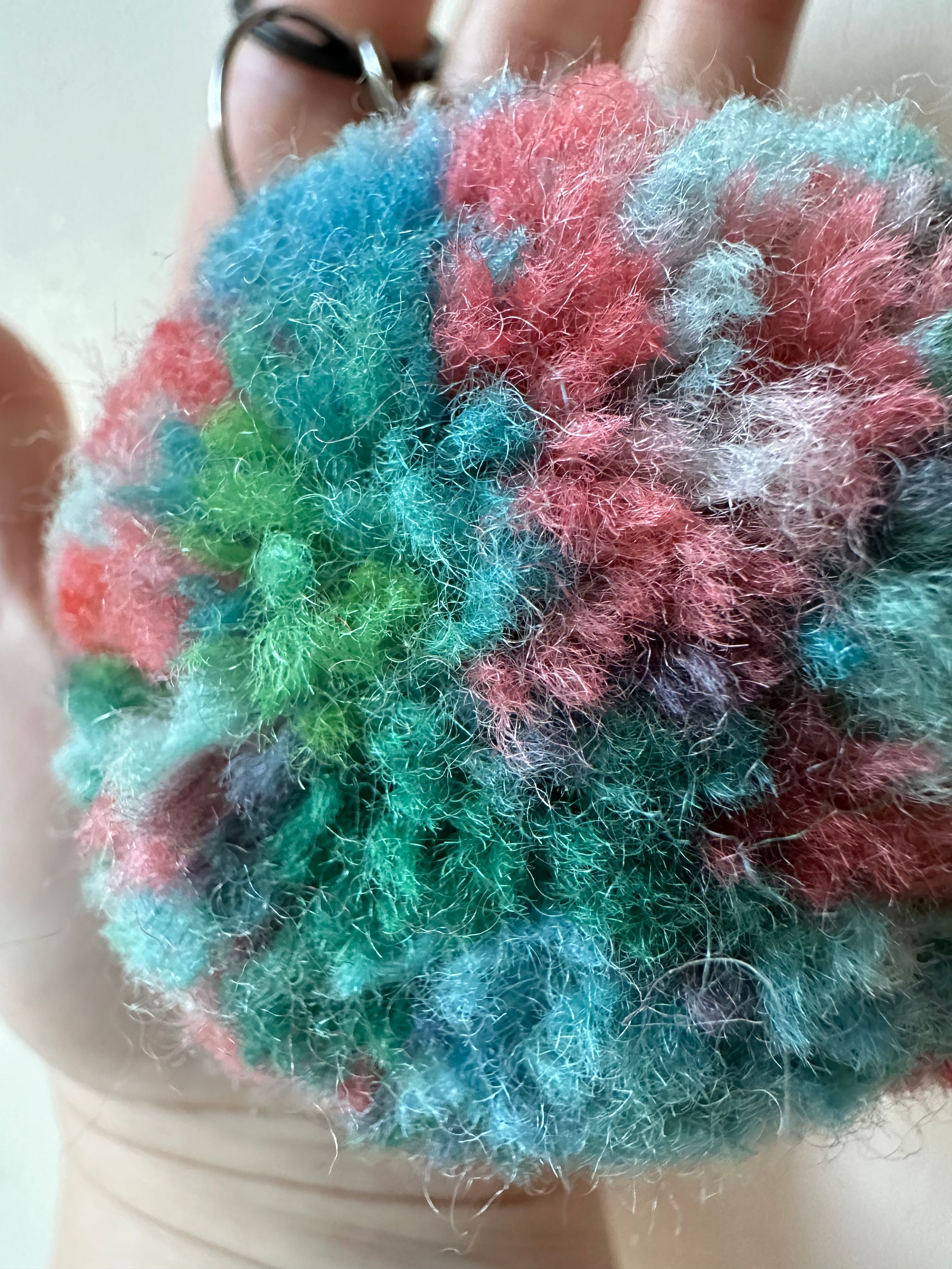 Large Egyptian Seas Pom-Pom Keyring