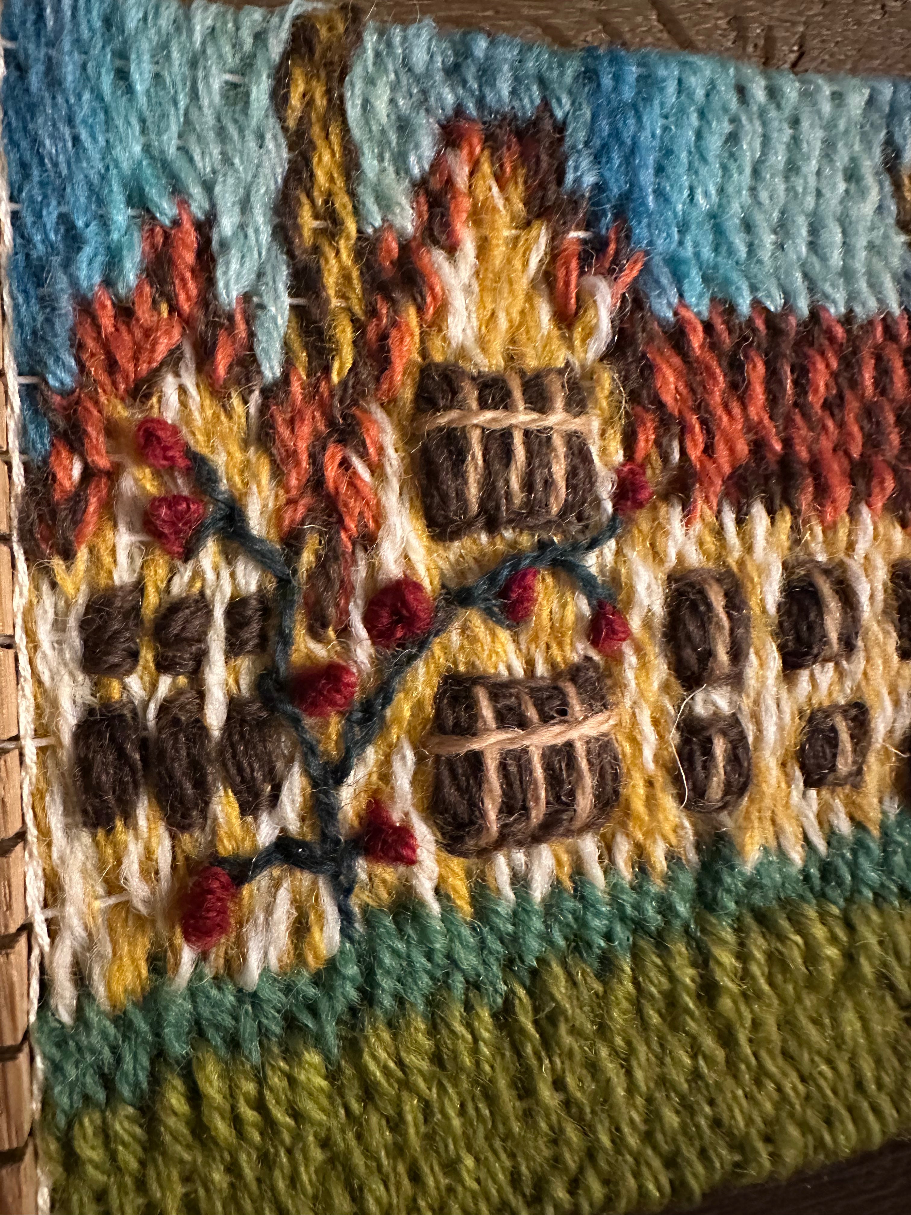 Framed Textiles Art - Poyntington Manor House