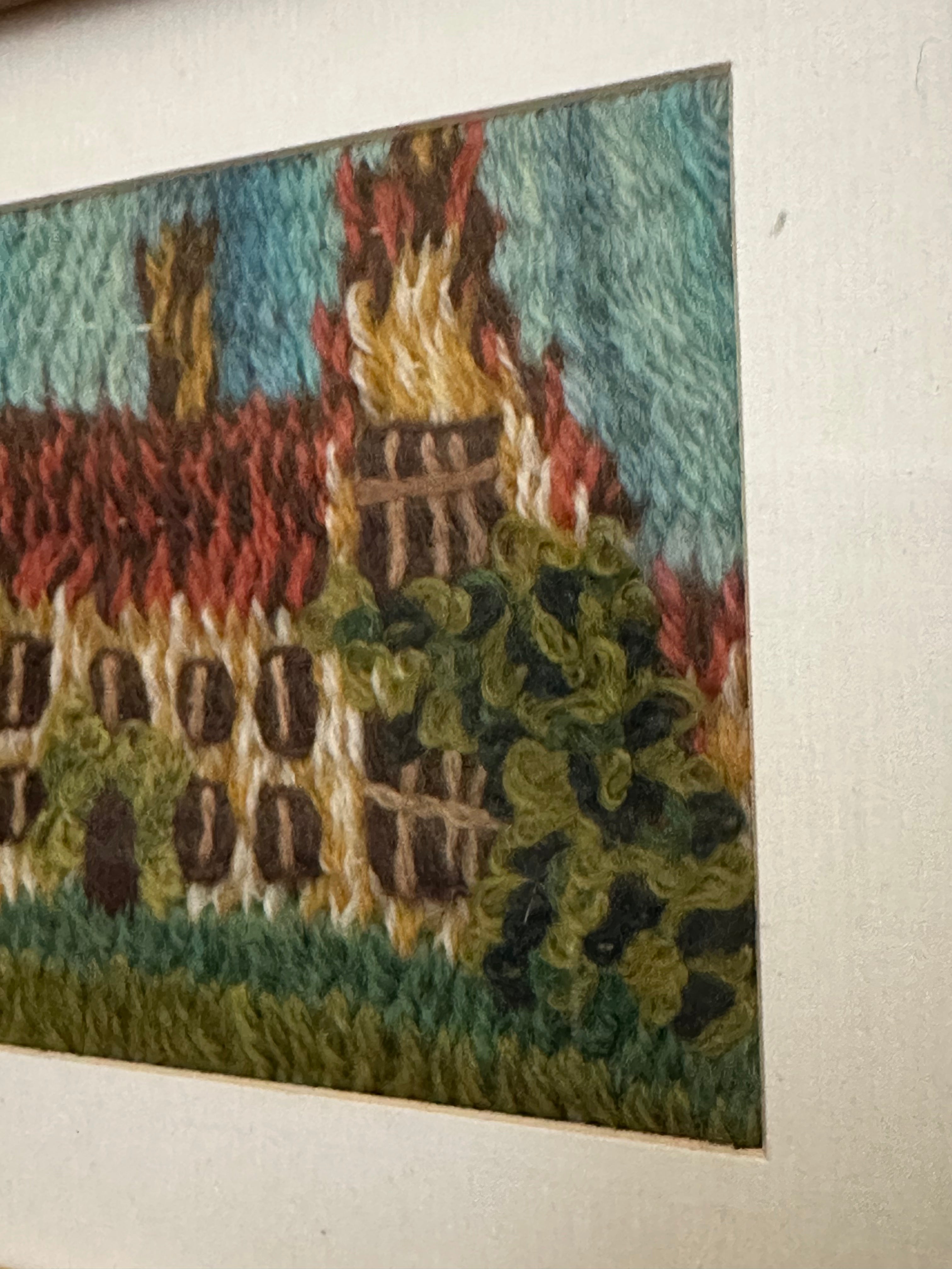 Framed Textiles Art - Poyntington Manor House