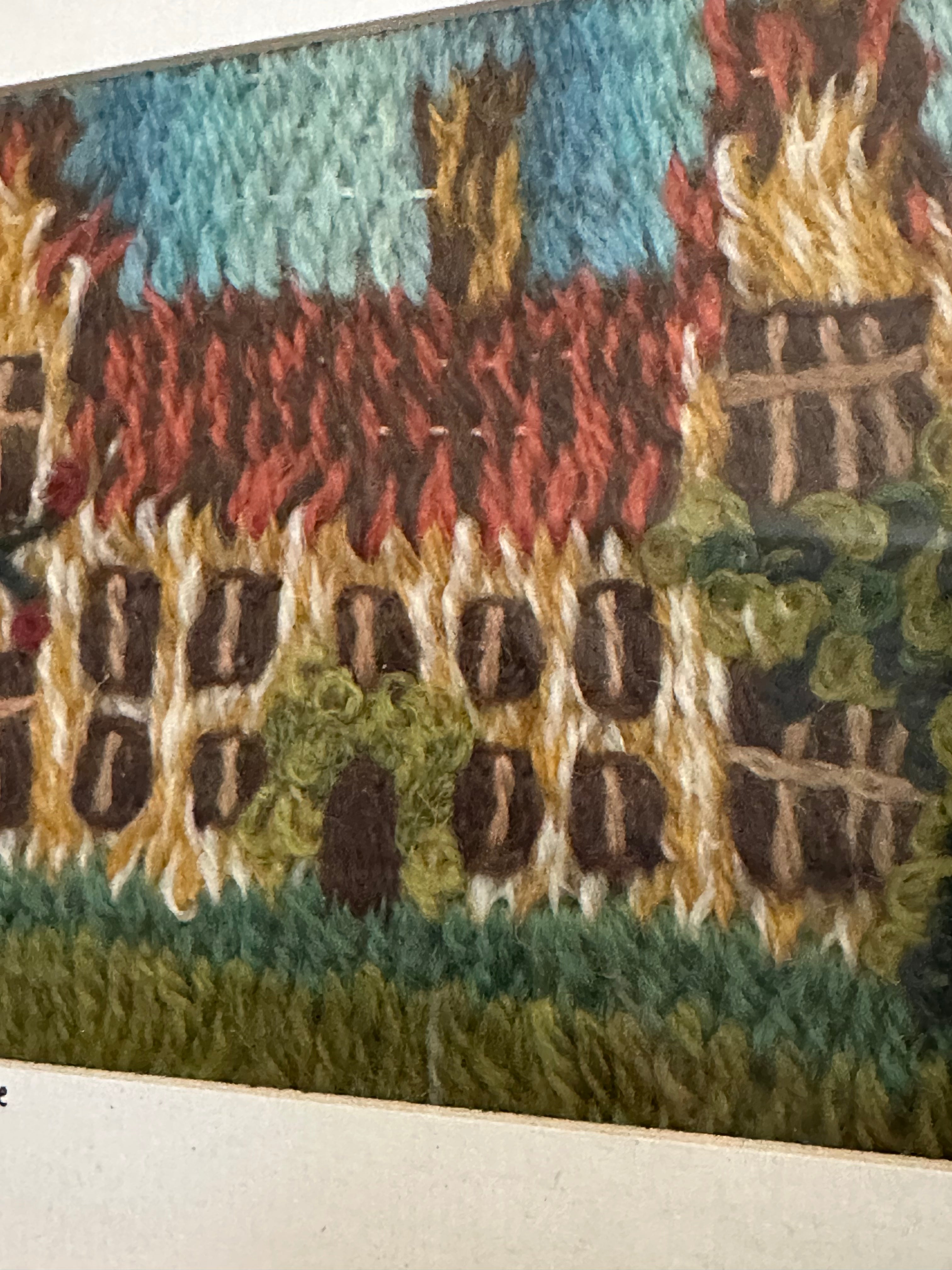 Framed Textiles Art - Poyntington Manor House