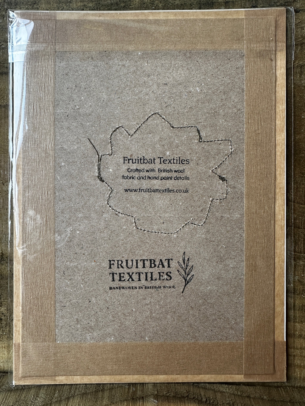 Blue Striped Sheep - Mounted Original Artwork with British Wool Fabric Remnants and Watercolour Details