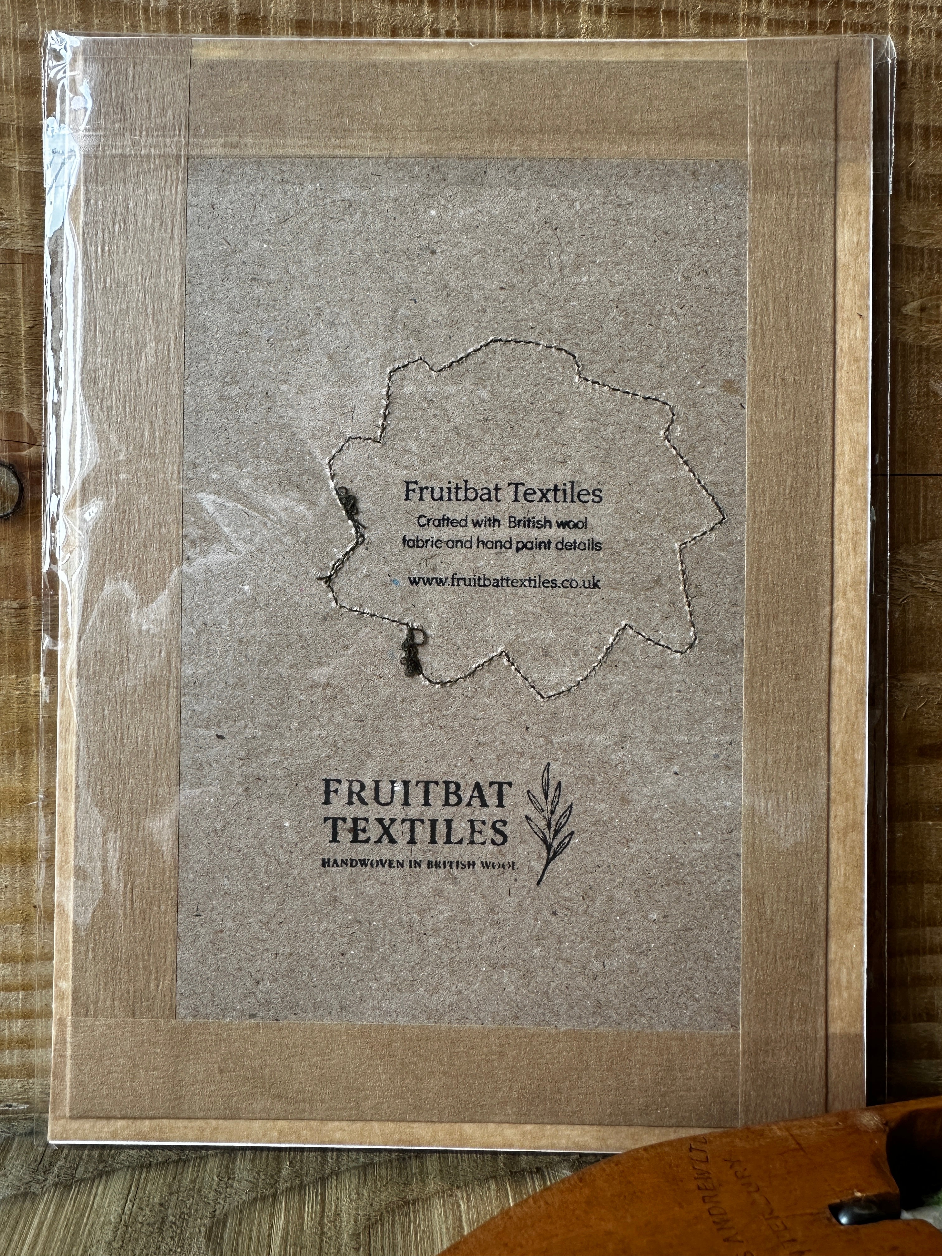 Pink Diamonds Sheep - Mounted Original Artwork with British Wool Fabric Remnants and Watercolour Details