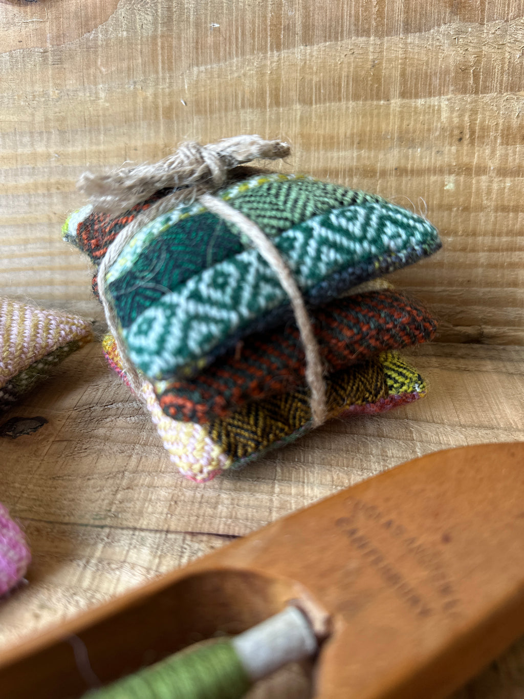 Patchwork Lavender Pouch Sets - Set of 3