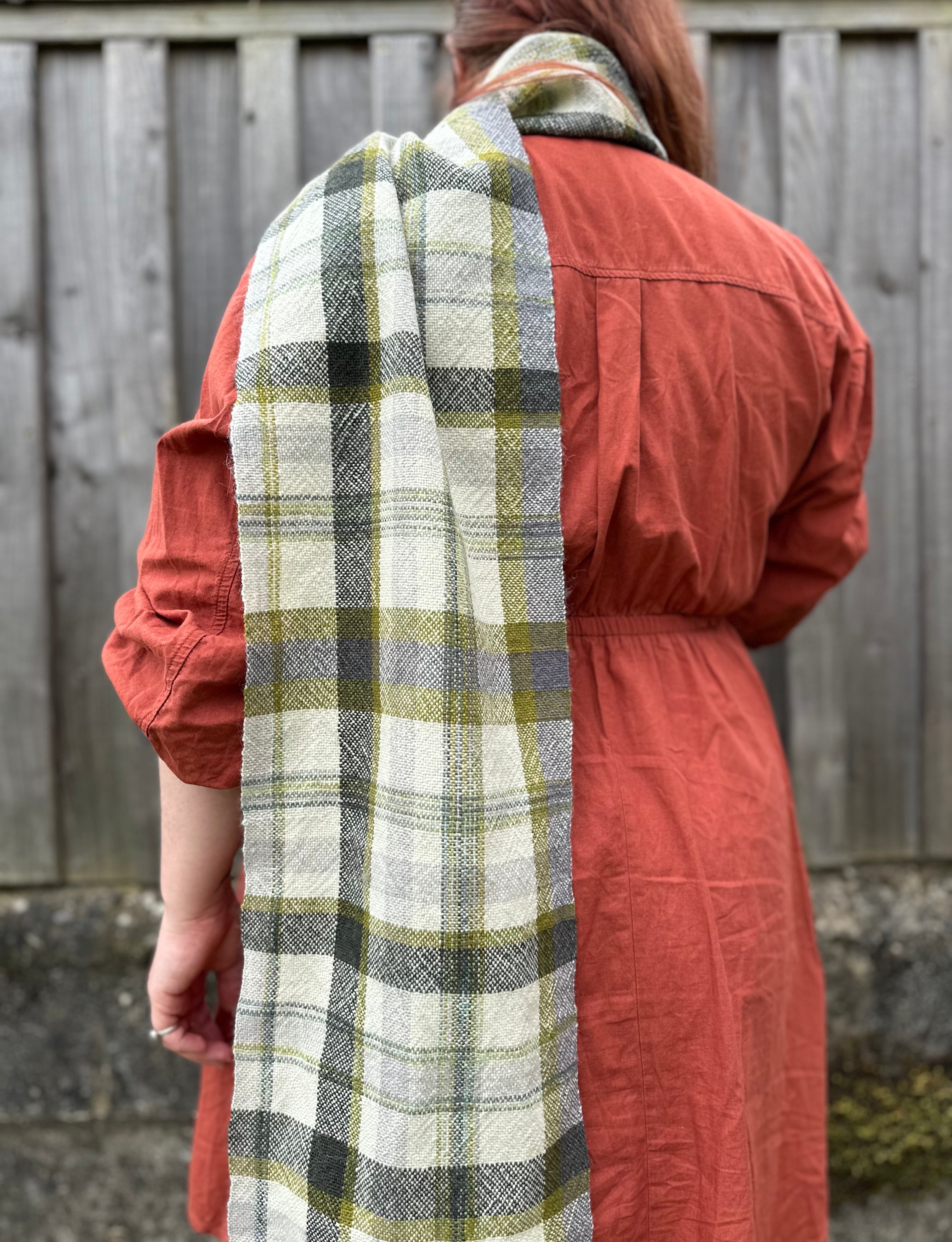 Ready to Ship - Winter Falls Plaid Scarf