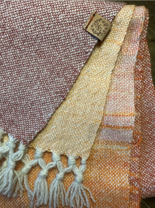 The Peach & Orange Graduating Scarf