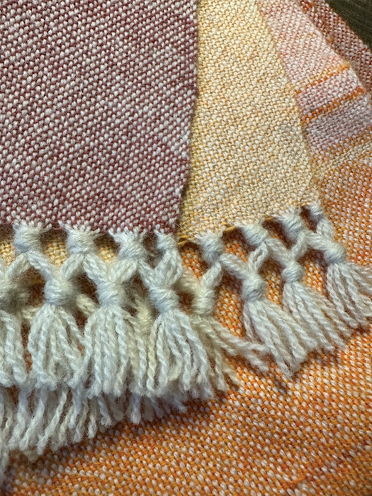 The Peach & Orange Graduating Scarf