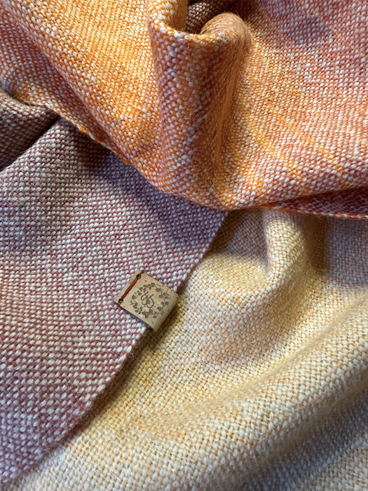 The Peach & Orange Graduating Scarf