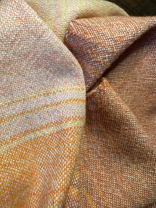 The Peach & Orange Graduating Scarf