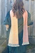 The Peach & Orange Graduating Scarf