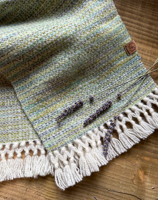 Winter Falls Painted Weft Scarf - Exclusive Collection