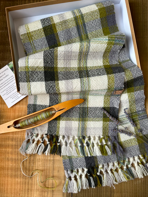 Ready to Ship - Winter Falls Plaid Scarf