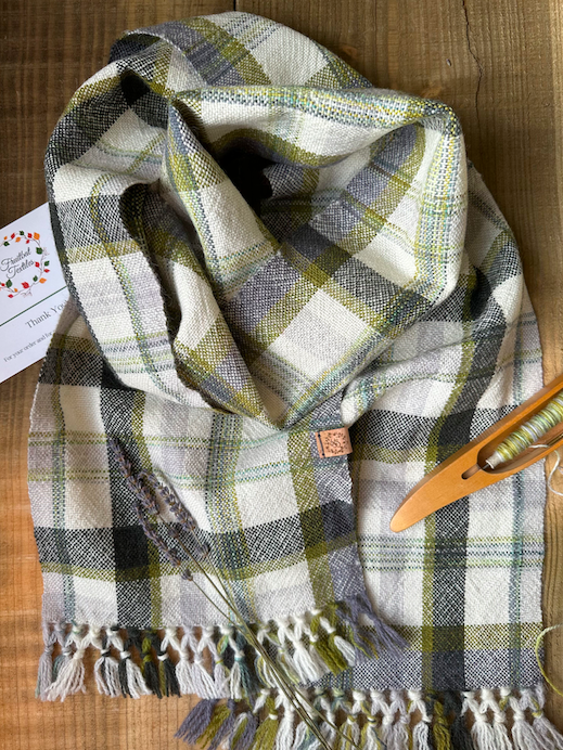 Ready to Ship - Winter Falls Plaid Scarf