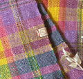Handwoven Plaid British Wool Fabric - Sold by the Metre